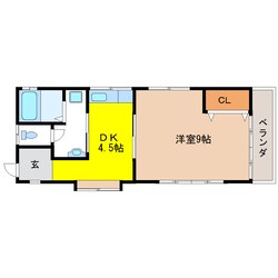 南宇都宮駅 徒歩20分 2階の物件間取画像